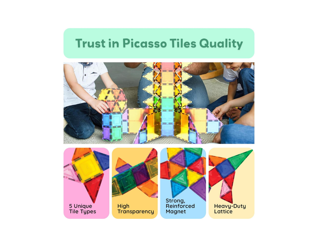 Picassotiles Set De Bloques 100pz