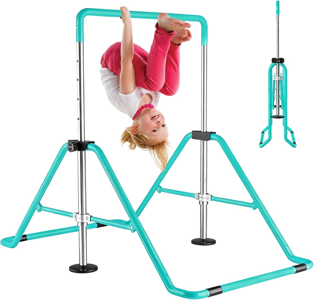 Children's gymnastics bars with adjustable height