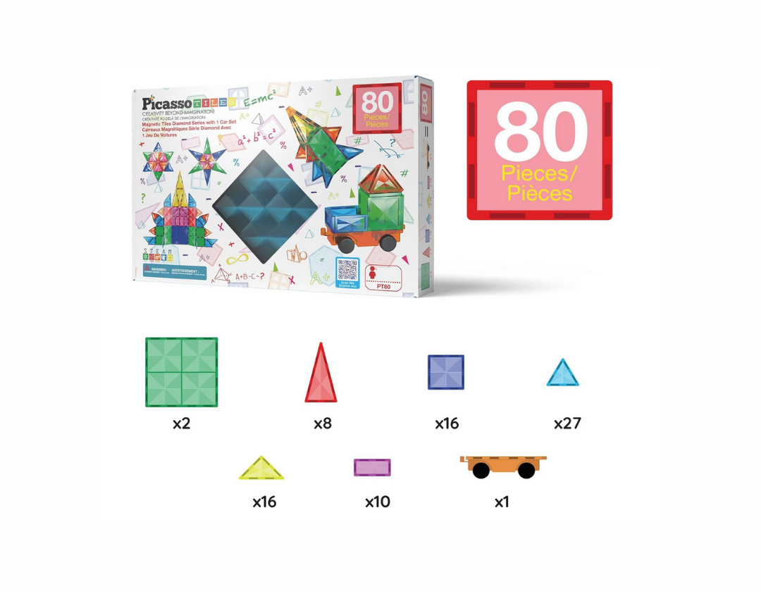 PICASSOTILES 80 PZ MAGNETIC SET