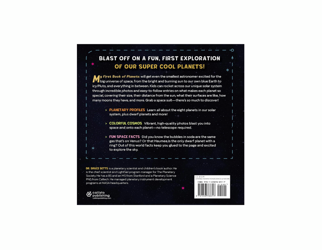 Libro Planetas para Niños My First Book of Planets: All About the Solar System for Kids