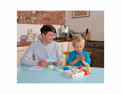 Kit to make 2 plasticine cars with pullback wheels
