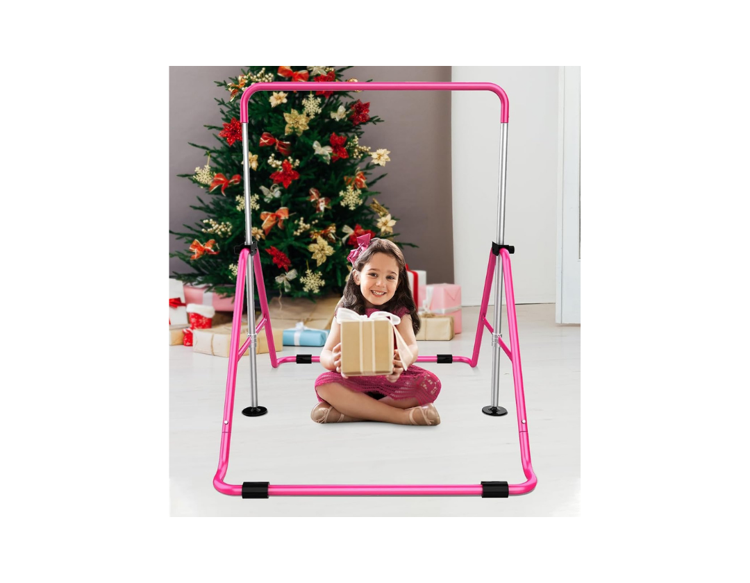 Barras de gimnasia para niños con altura ajustable