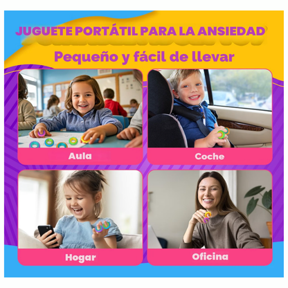 Anillos Sensoriales Fidget Giratorios