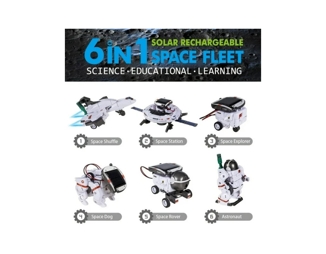 Kit De Robot Solar 6-1 Proyectos Stem