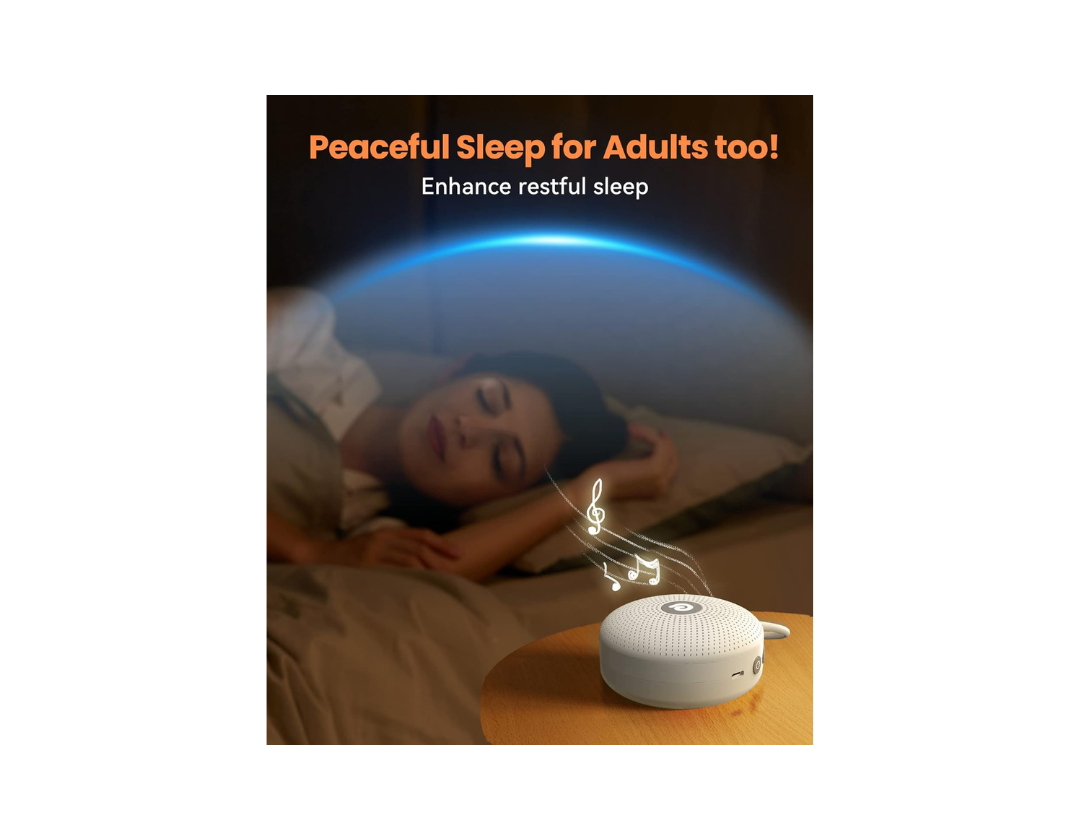 Dreamegg Máquina de ruido blanco: máquina de sonido portátil para bebés