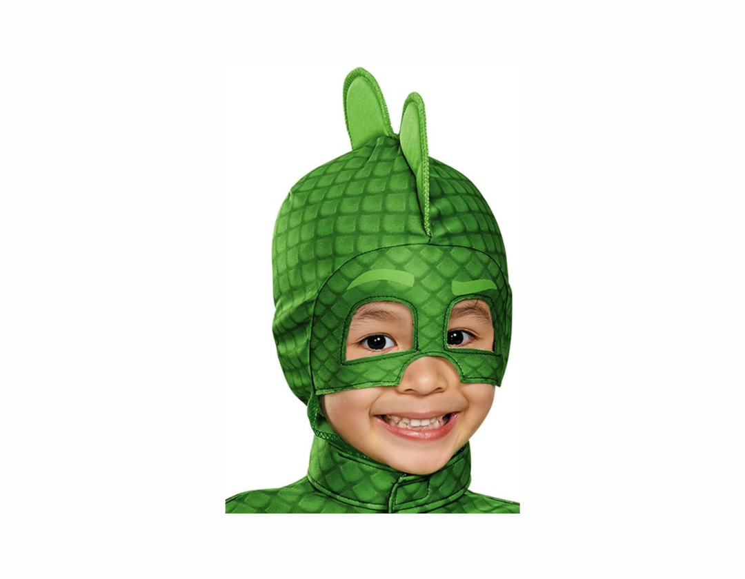Disfraz Gekko Classic Pj Masks Disfraz Grande Verde, Para Niños de 4-6 años