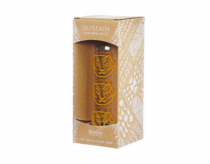 Fierce Yellow Glass Thermos 17oz