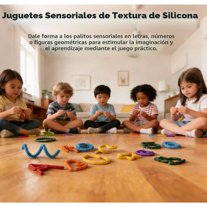 Fidget fideos silicon texturas