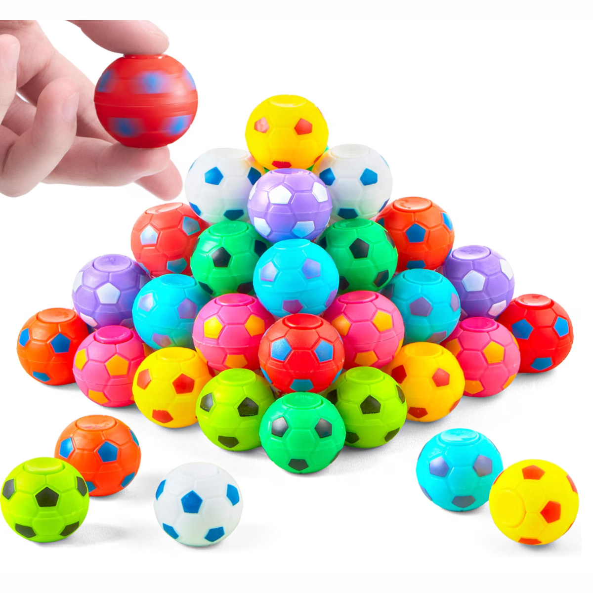 Juguete sensorial pelota fútbol spinner 35mm