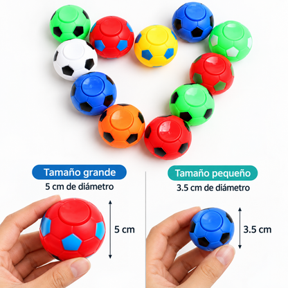 Juguete sensorial pelota fútbol spinner 50mm