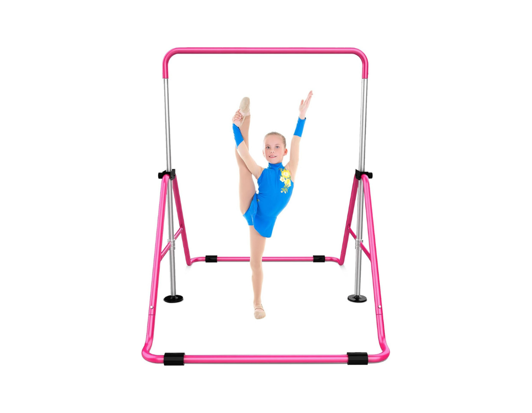 Barras de gimnasia para niños con altura ajustable
