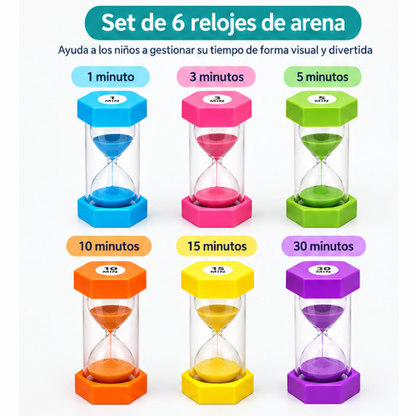 Timers de arena - set 6