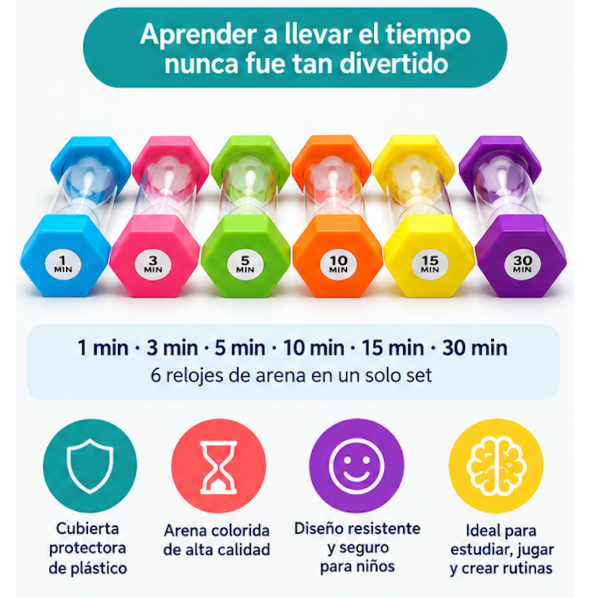 Timers de arena - set 6