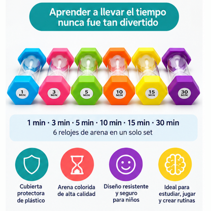 Timers de arena - set 6