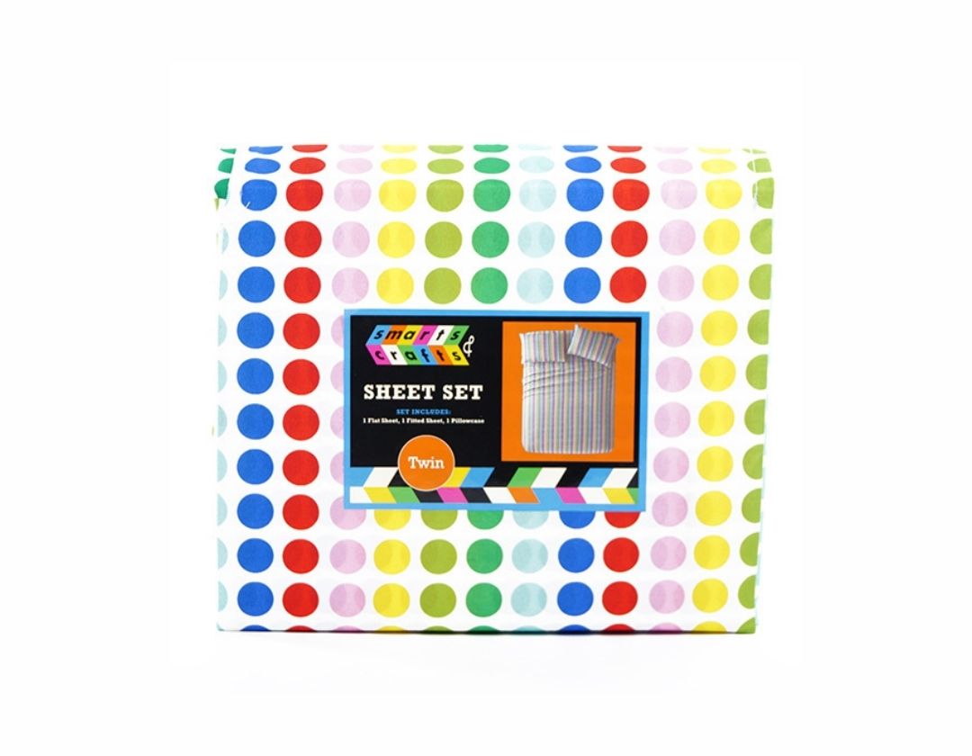 Juego de Sábanas Twin de 3 piezas - Candy Drop