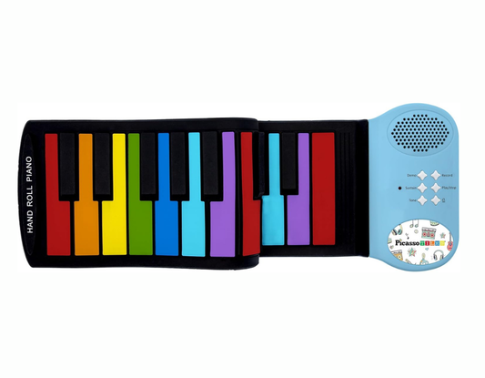 PICASSOTILES PT49 KIDS 49-KEY FLEXIBLE ROLL-UP EDUCATIONAL PIANO