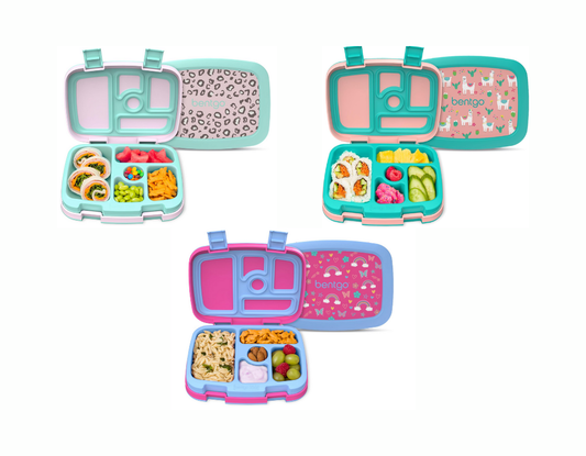 Bentgo Kids Lonchera estilo Bento con 5 compartimentos, a prueba de fugas y sin BPA, ideal para niños de 3 a 7 años