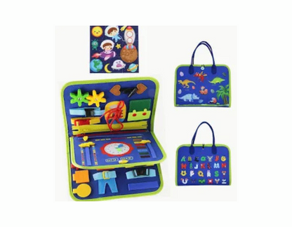 Libro Didáctico de Actividades Montessori para Niños. Busy Board.