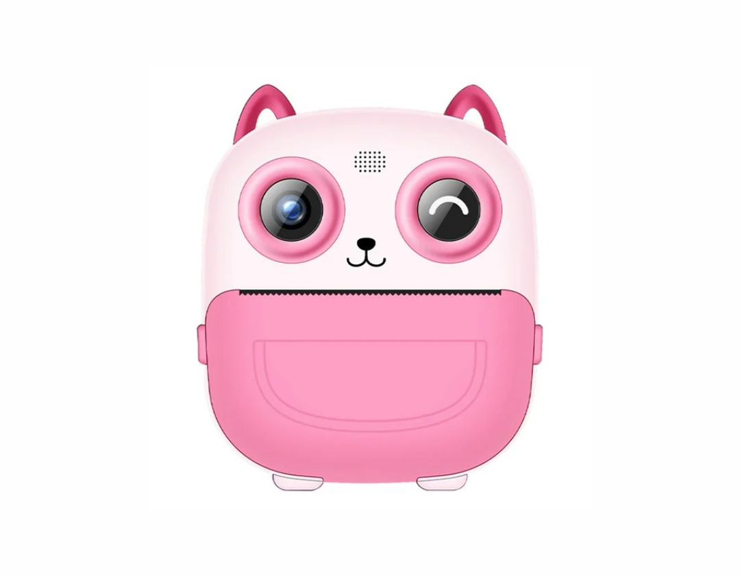 Camara impresora buho rosado