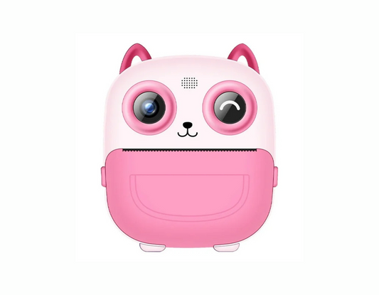 Camara impresora buho rosado
