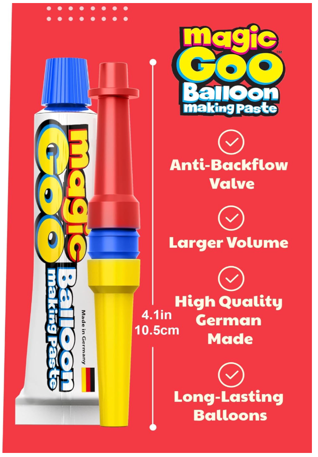 Kit para hacer Burbujas o globos de Plástico Magic Goo 3 en 1 - 4M