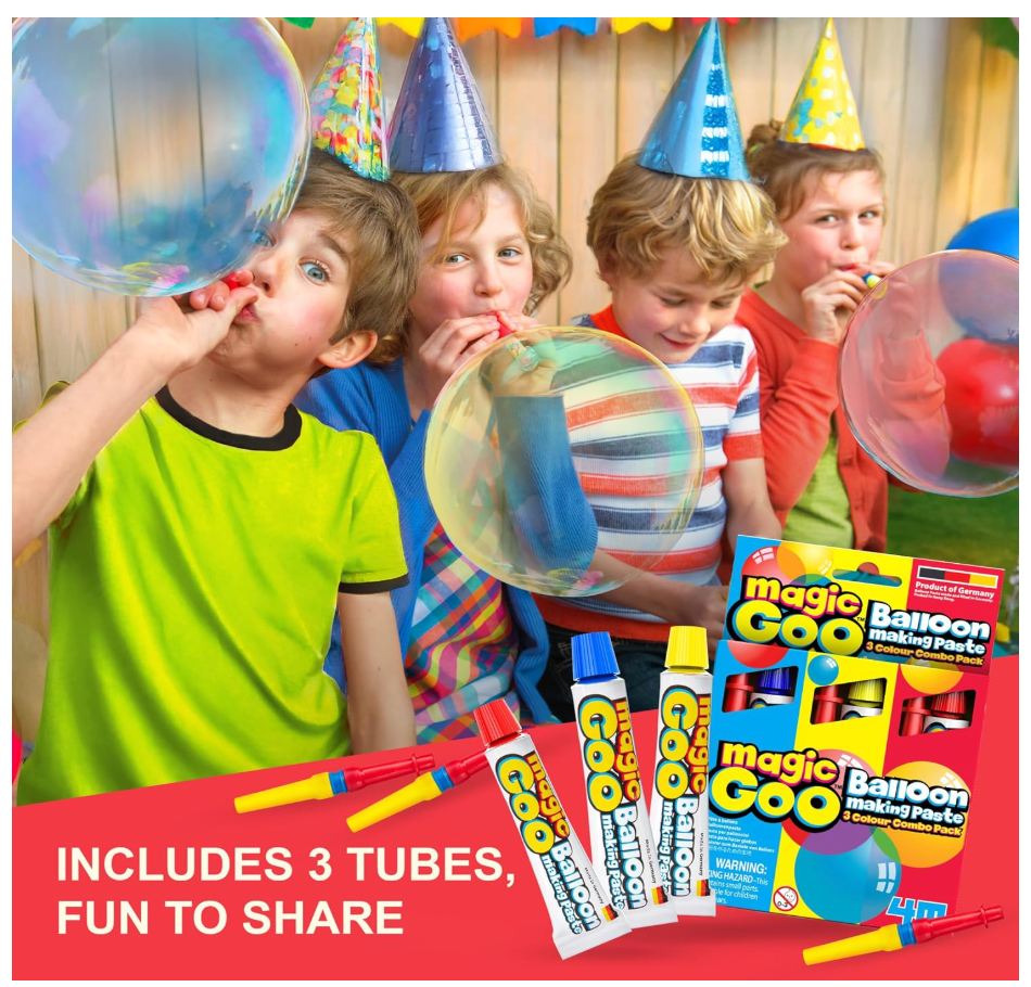 Kit para hacer Burbujas o globos de Plástico Magic Goo 3 en 1 - 4M