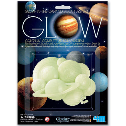 Sistema Solar 3D que Brilla en la Oscuridad Glowing Imaginations 4M