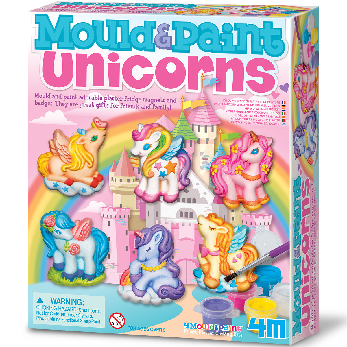 Unicornios Mould and Paint 4M (Clásico, sin volumen 3D)