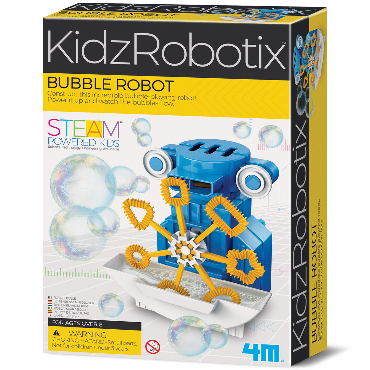 Robot de Burbujas para Niños KidzRobotix 4M
