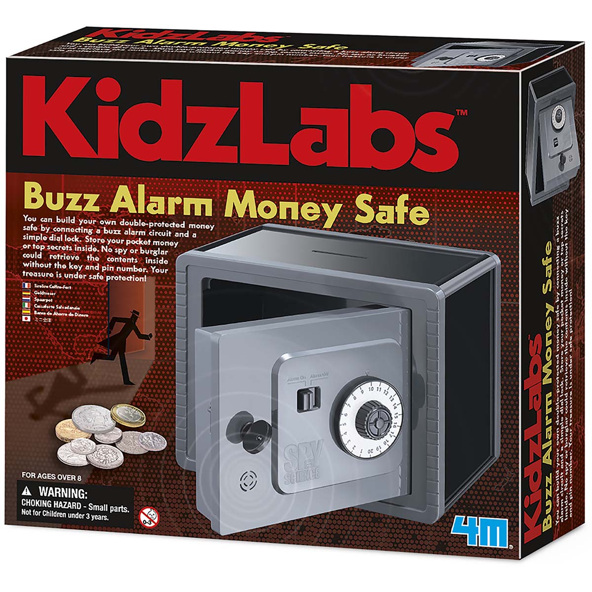 Caja Fuerte con Alarma Kidz Labs 4M