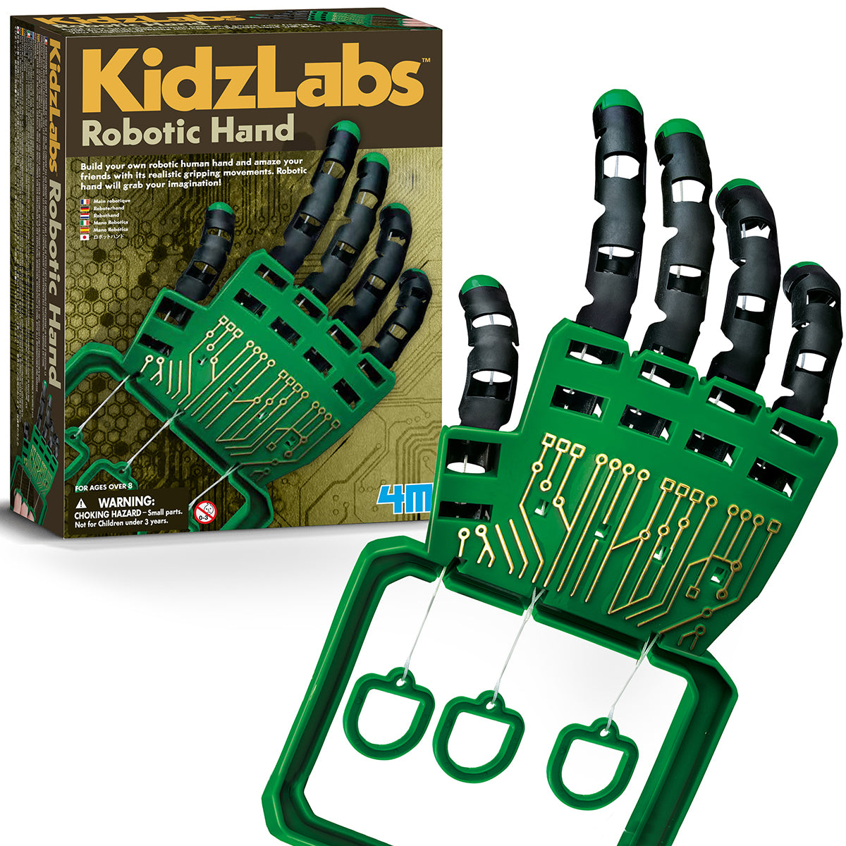 Mano Robótica Kidz Labs 4M (sin motor)