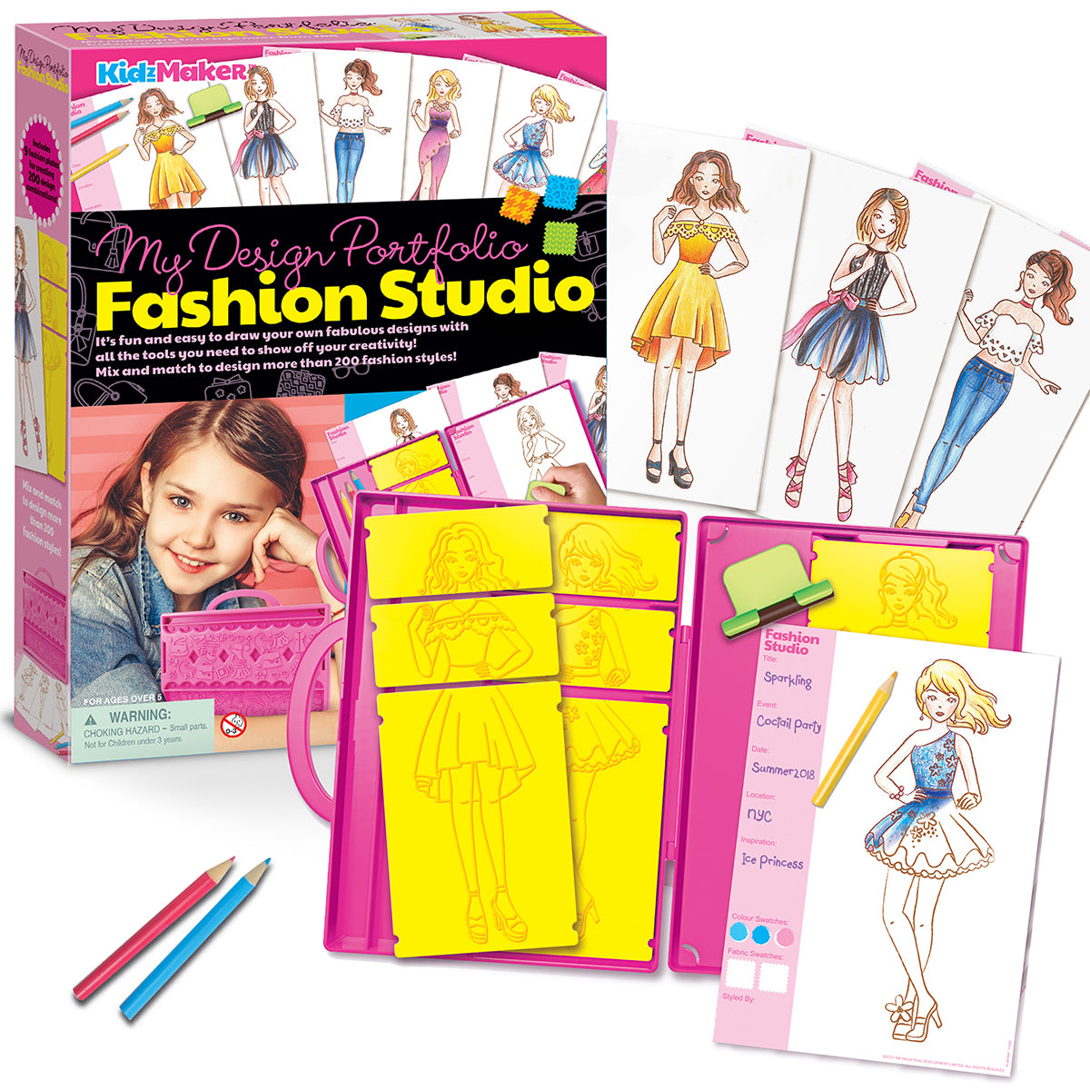 Portfolio de Moda para Niños KidzMaker 4M