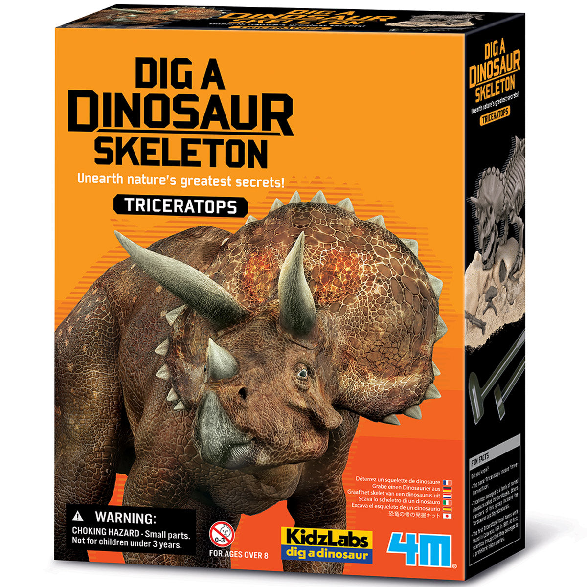 Excavación de Dinosaurios Triceratops Kidz Labs 4M