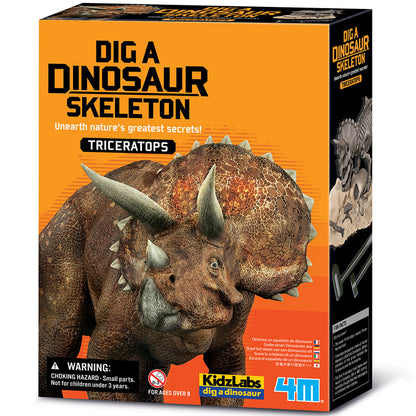 Excavación de Dinosaurios Triceratops Kidz Labs 4M