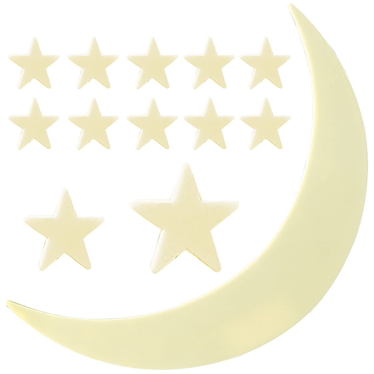 Luna y Estrellas que Brillan en la Oscuridad Glowing Imaginations 4M