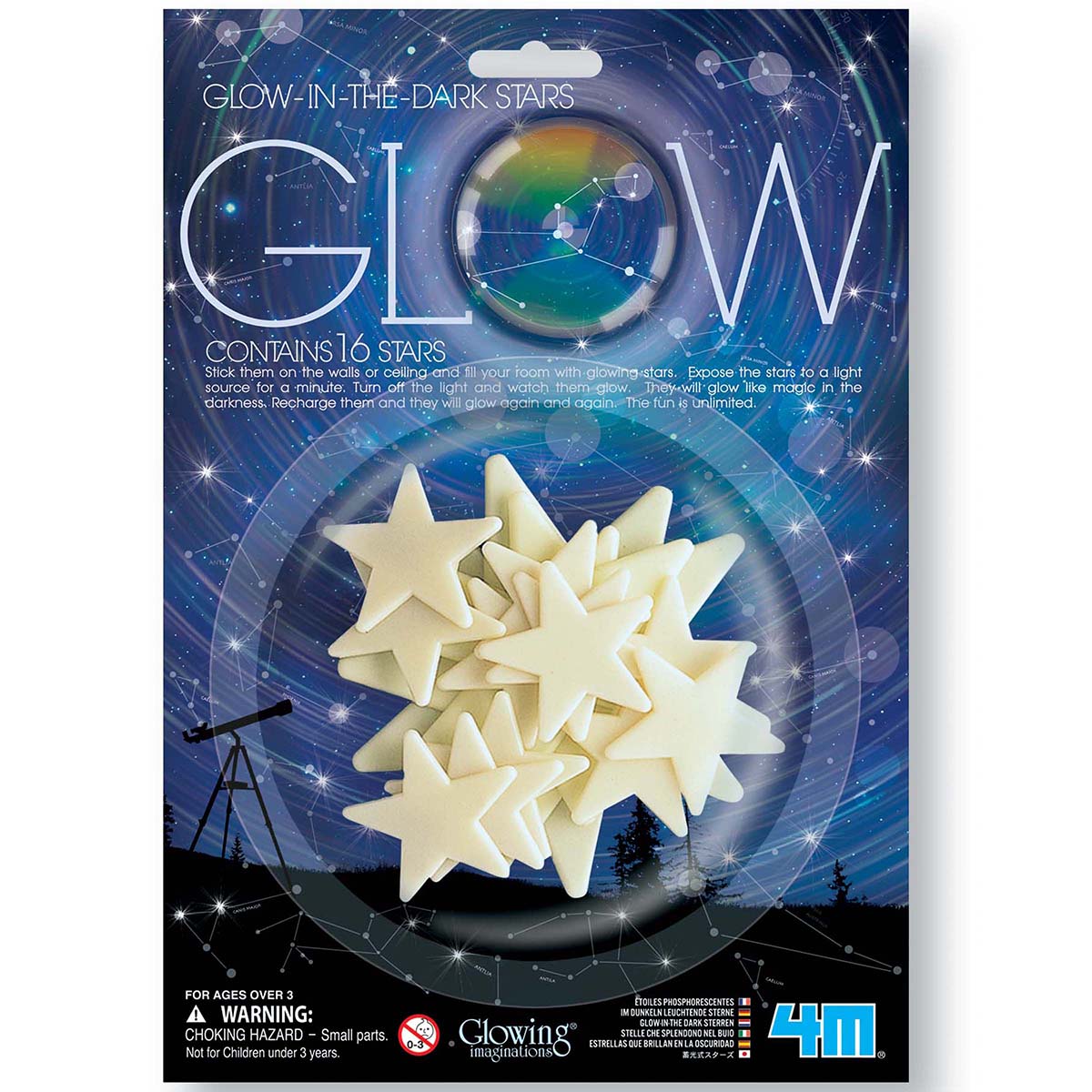 Estrellas que Brillan en la Oscuridad Glowing Imaginations 4M