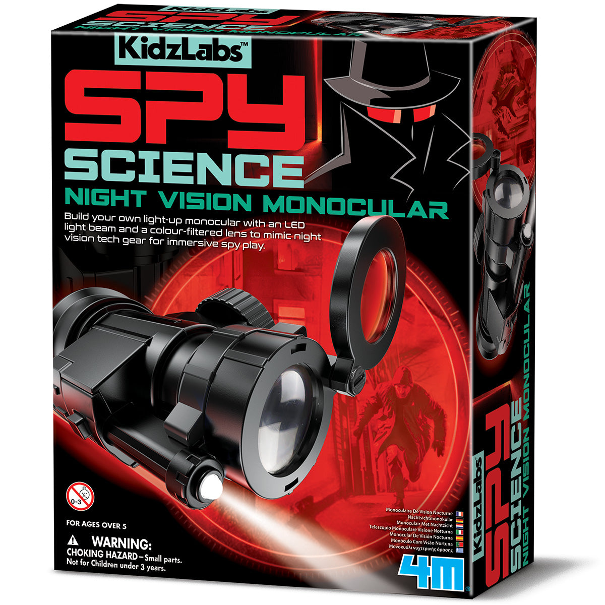 Kit de Espionaje y Visión Nocturna Kidz Labs 4M