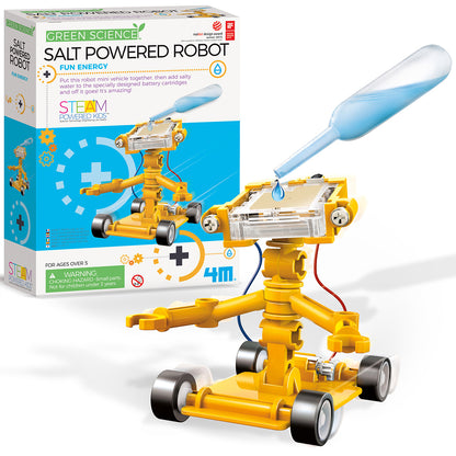 Robot Energizado con Sal Green Science 4M