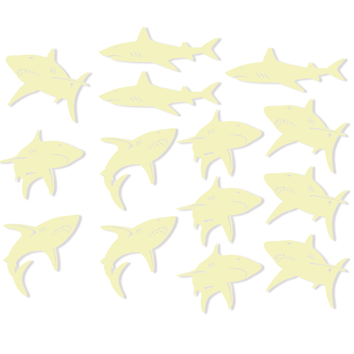 Tiburones que Brillan en la Oscuridad Glowing Imaginations 4M