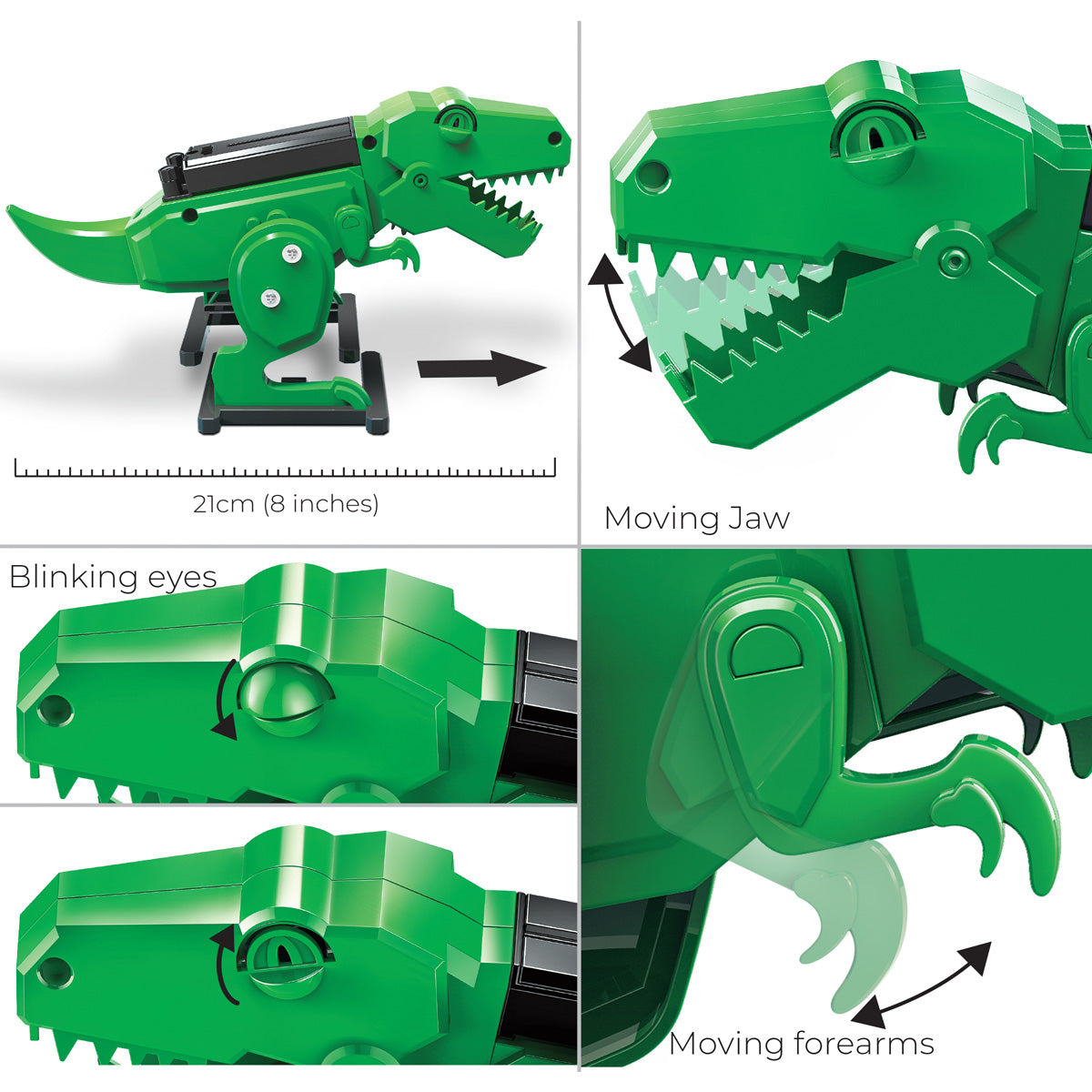 Robot T-Rex Interactivo KidzRobotix 4M