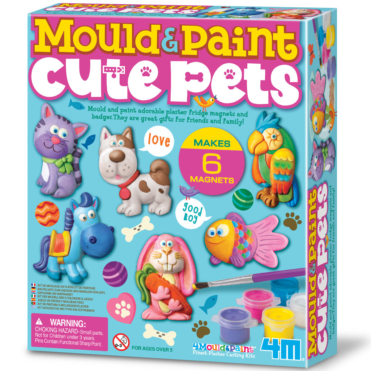 Mascotas Tiernas Mould and Paint 4M