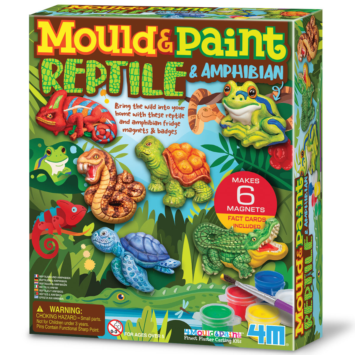 Reptiles y Anfibios Mould and Paint 4M
