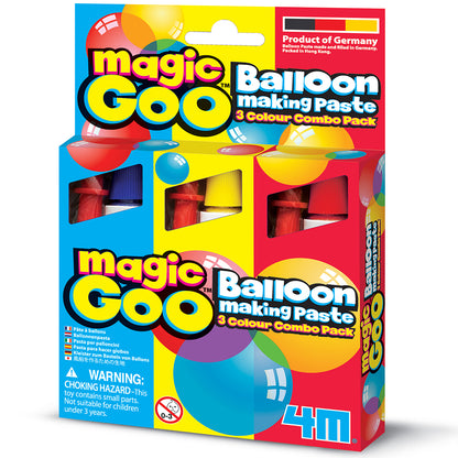 Kit Magic Goo 3 en 1 - Burbujas y Globos de Plástico