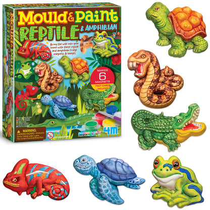 Reptiles y Anfibios Mould and Paint 4M