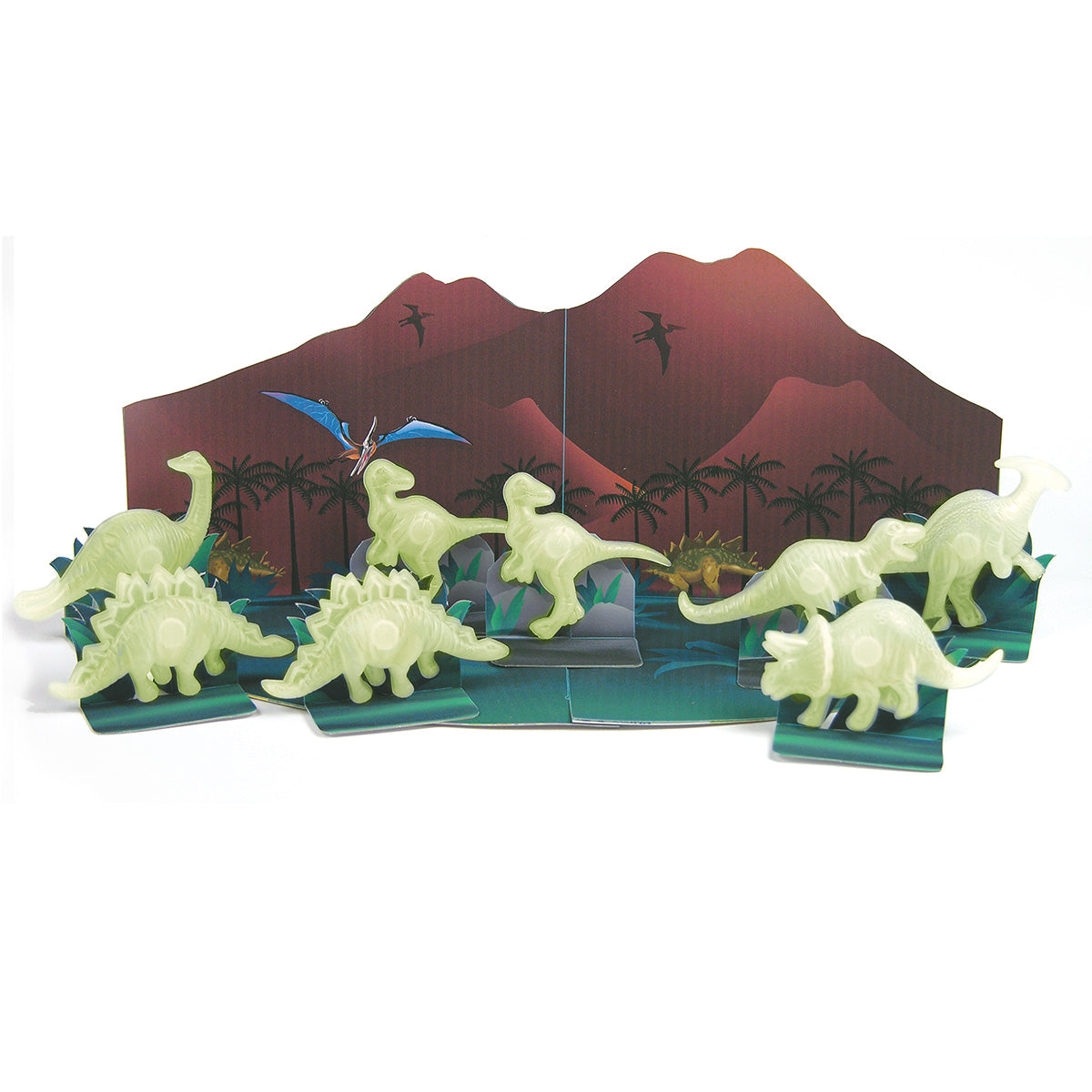 Dinosaurio 3D que Brilla en la Oscuridad Glowing Imaginations 4M