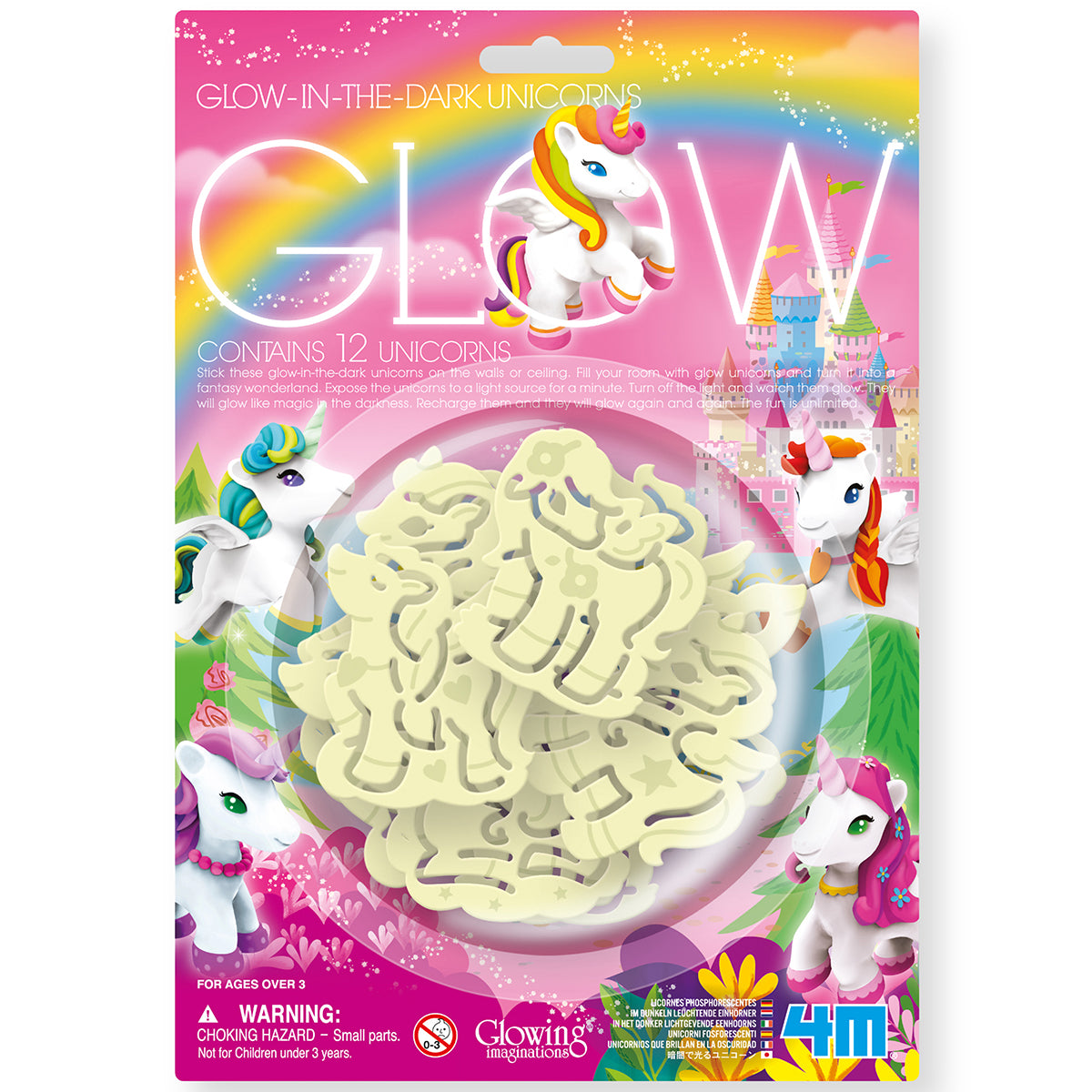 Unicornios que Brillan en la Oscuridad Glowing Imaginations 4M
