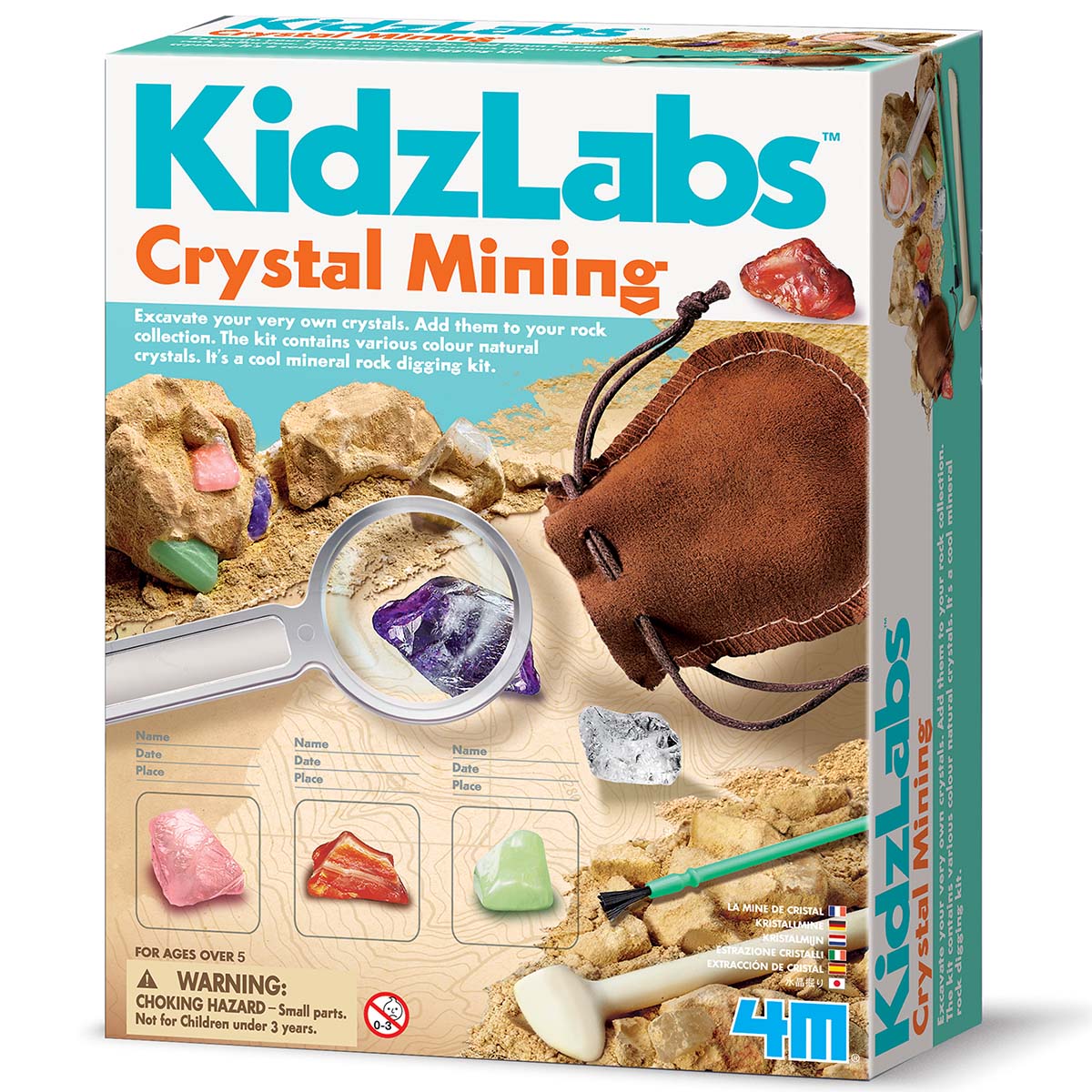 Minería de Cristales para Niños Kidz Labs 4M