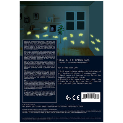 Tiburones que Brillan en la Oscuridad Glowing Imaginations 4M