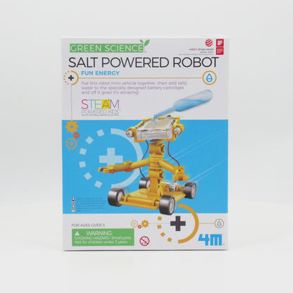 Robot Energizado con Sal Green Science 4M
